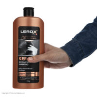 شامپو کراتینه مو لروکس مدل Reconstructing مناسب موهای آسین دیده و ضعیف وزن 550 گرم